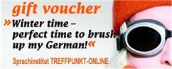 Gift voucher for German online lessons