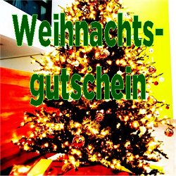 Weihnachtsgutschein für Deutschunterricht